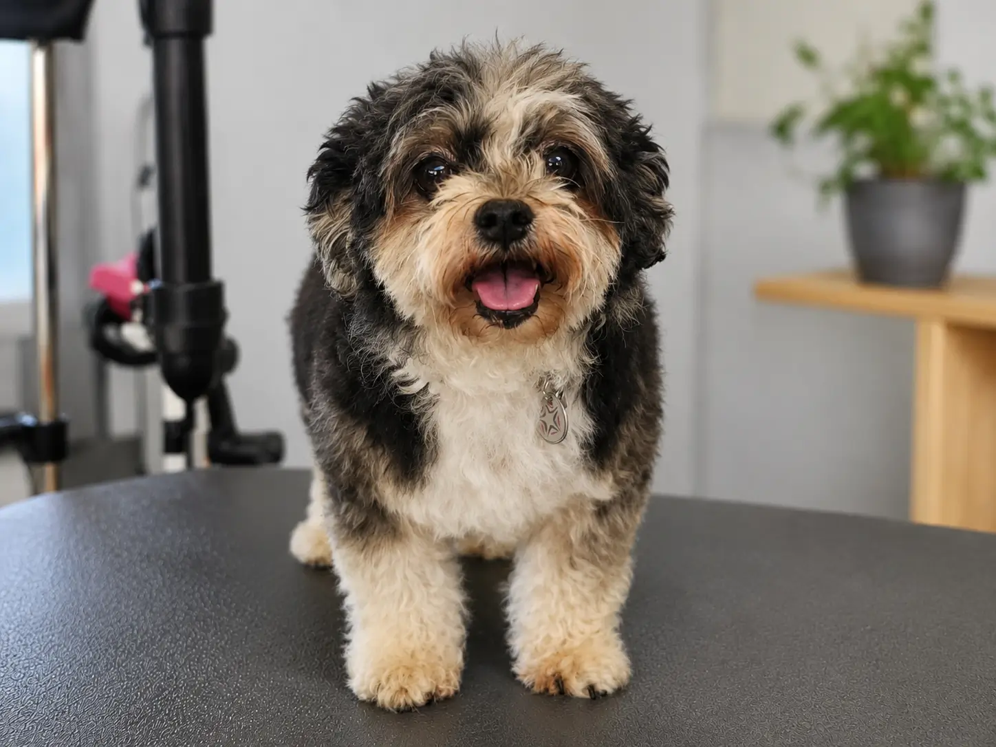 Hund vor der Fellpflege